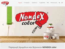 Tablet Screenshot of nondex.gr